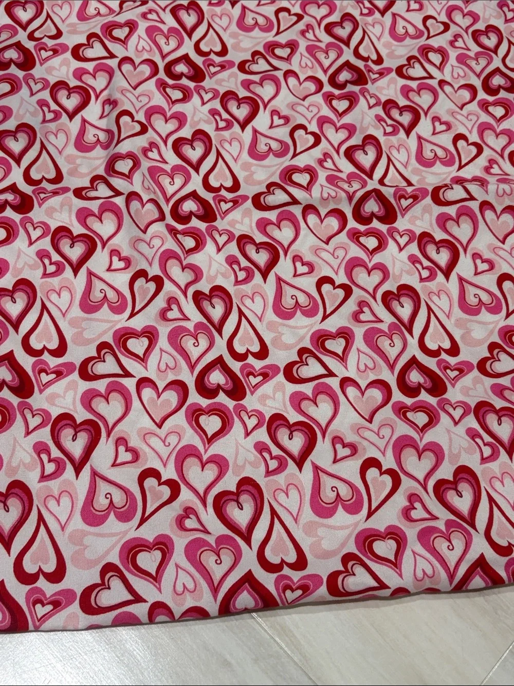 Pink Heart-Print Decorative Pillow Shams - Playful Bedding Accent